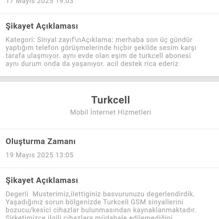 Turkcell'den Şebeke Sorununa Yetersiz Ve Tatmin Edici Olmayan Çözüm