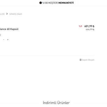 Dermoevim İndirim Kuponu Tanımlanıyor, Fakat İndirim Uygulanmıyor