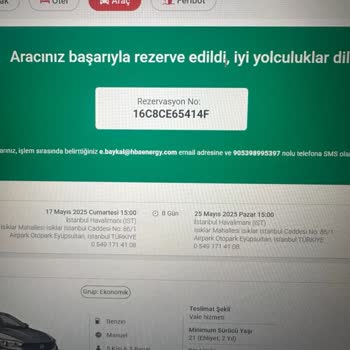 Rezervasyonum Başkasına Kiralandı, Bilgi Verilmedi Ve Haksız Ceza Kesildi
