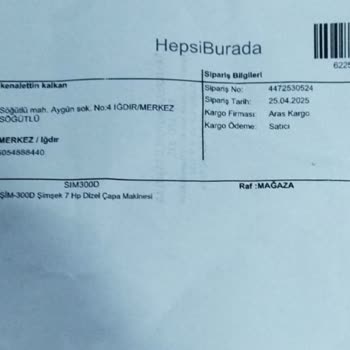 Paslanmış Ve Eksik Hizmetle Gelen Çapa Makinesi Mağduriyeti