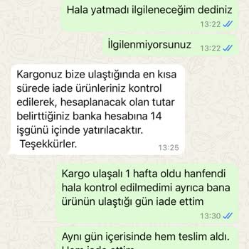 Gizce İade Sürecinde Param Yatırılmadı, Mağduriyet Yaşıyorum