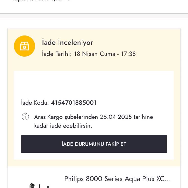 Boyner'den Aldığım Ürün Arızalı Geldi, İade Süreci Mağdur Ediyor