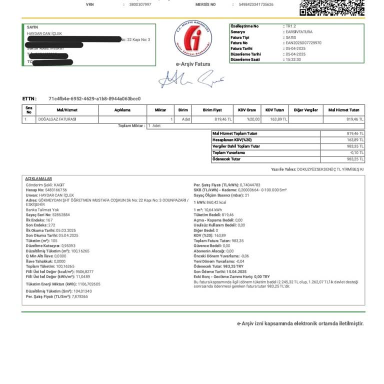 Devlet Desteği Yazılı Faturada İndirim Uygulanmadı