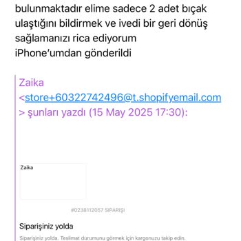 Eksik Ürün Ve Sessiz Müşteri Hizmeti Hayal Kırıklığı
