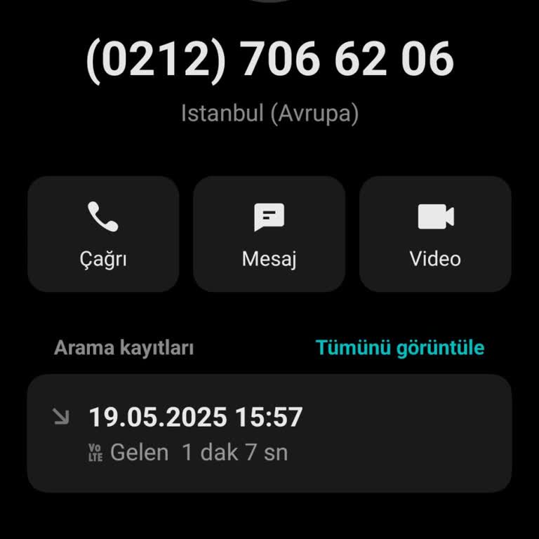 Bilinmeyen Numaradan İzinsiz Anket Sonrası Sorumluluk Reddi