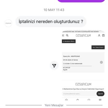 Siparişin Gönderilmemesi Ve İade Sürecinde Yaşanan Mağduriyet