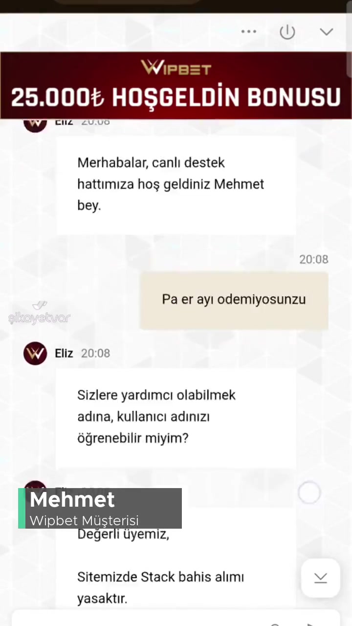 Wipbet Haksız Yere Kazancımı Silmesi! videonun kapak resmi