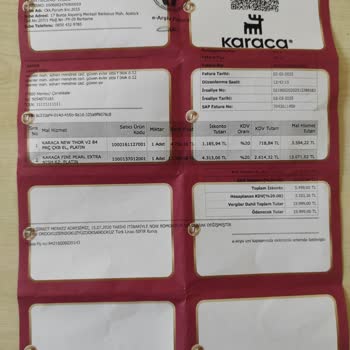 Karaca Fine Parly Extra Nish Platin zerbrochen, falsches Material und verzögerte Lieferung!