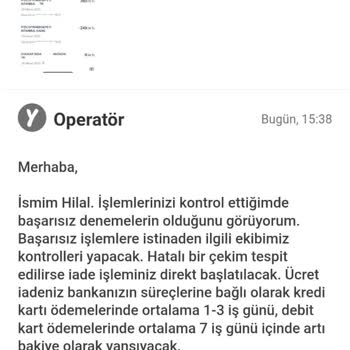 Sipariş Görünmedi Para Çekildi İade Yapılmadı