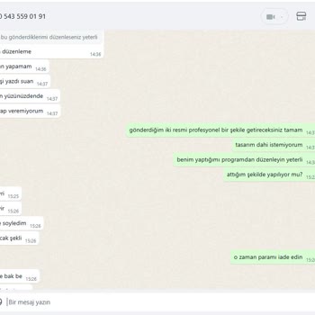 Logo Tasarımında Vaatlerin Yerine Getirilmemesi Ve Mağduriyet Yaşanması
