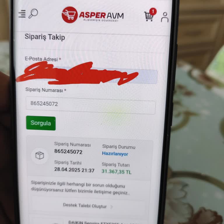 Sipariş Verilen Klimanın Gönderilmemesi Ve Mağduriyet