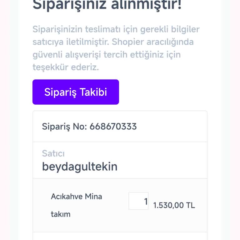 Siparişim Teslim Edilmedi, Bilgi Ve Destek Bekliyorum