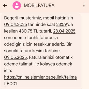 Taahhüt Bitimi Sonrası Sürpriz Fatura Ve Yanıltıcı Bilgilendirme