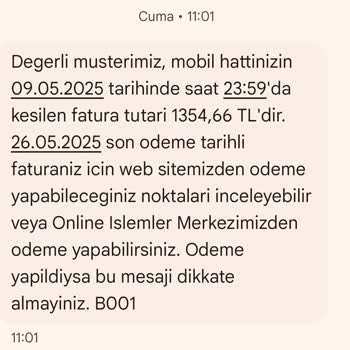 Taahhüt Bitimi Sonrası Sürpriz Fatura Ve Yanıltıcı Bilgilendirme