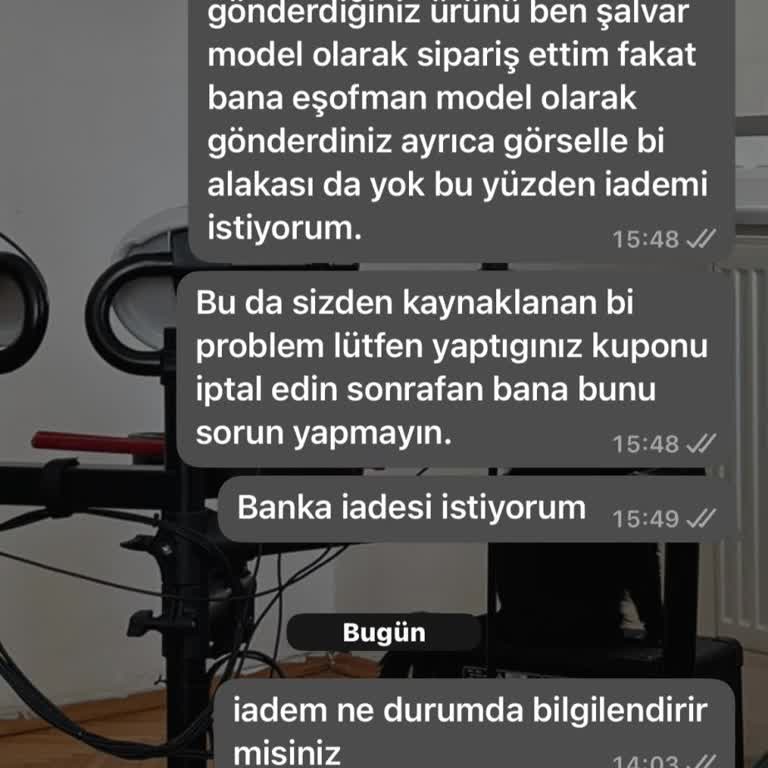 Yanlış Ürün Ve İade Sorunu: Paramı İstiyorum