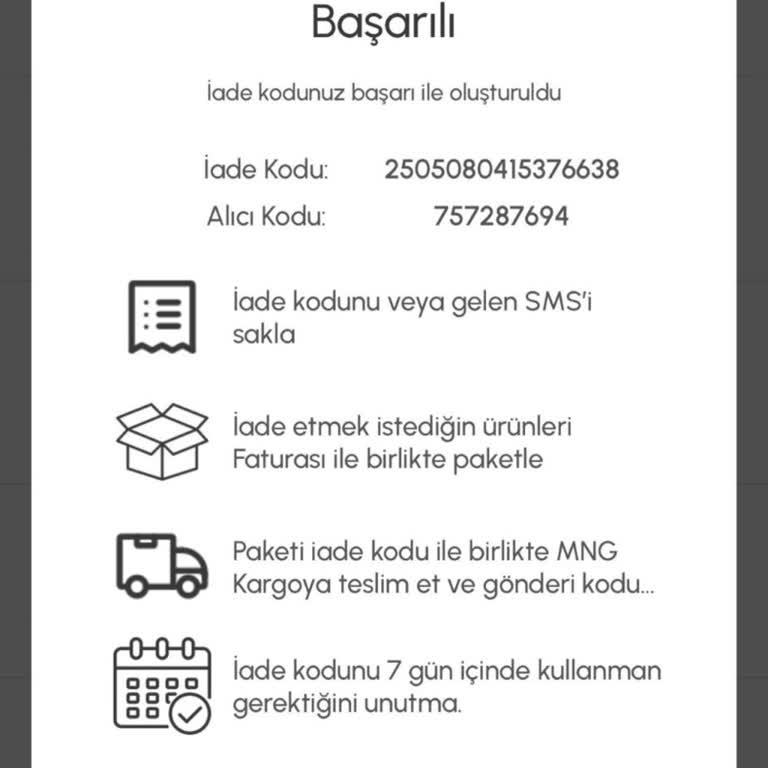 İade Kodu Alınamıyor, Müşteri Hizmetlerine Ulaşılamıyor