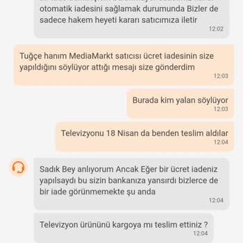 Hakem Heyeti Kararına Rağmen Televizyon Değişimi Veya Ücret İadesi Yapılmadı