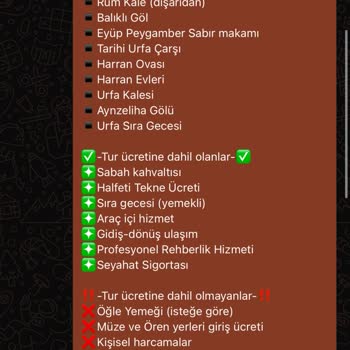 Nejla Turizm Urfa-Mardin Turunda Verilen Sözlerin Tutulmaması ve Güvenlik Sorunları