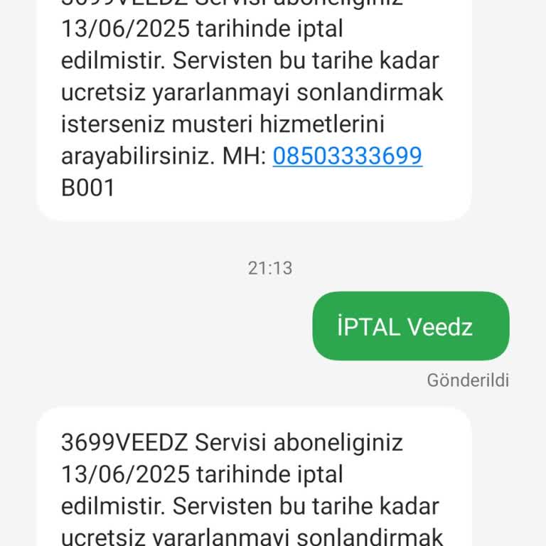 Onayım Olmadan Yapılan Abonelik Ücretinin İadesi Yapılmadı