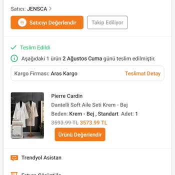 Pierre Cardin Bornoz Takımım Kısa Sürede Deforme Oldu