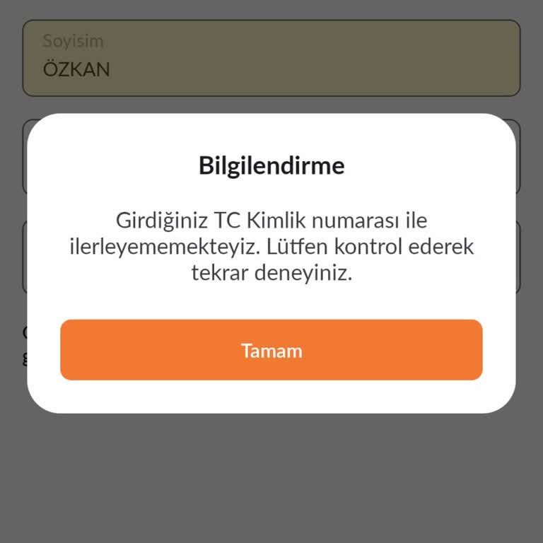 Doğru Kimlik Numarasına Rağmen Üyelik Sorunu Yaşadım