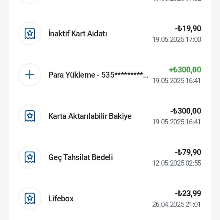 Paycell Sanal Kart Para Transferi İptal Edilemiyor