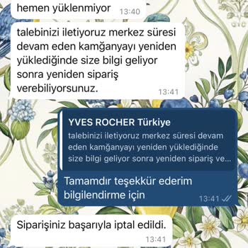 Sipariş İptalinde Yaşanan Sorun Ve Yanıltıcı Bilgilendirme