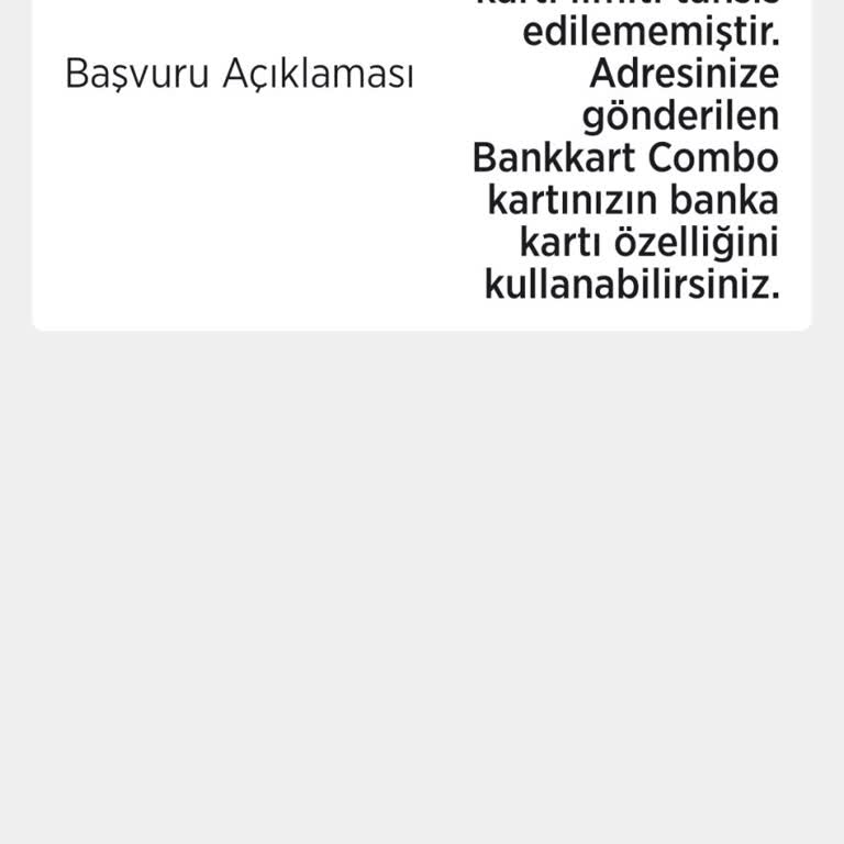 Kredi Kartı Yerine Banka Kartı Gönderildi, İptal Talebim Var