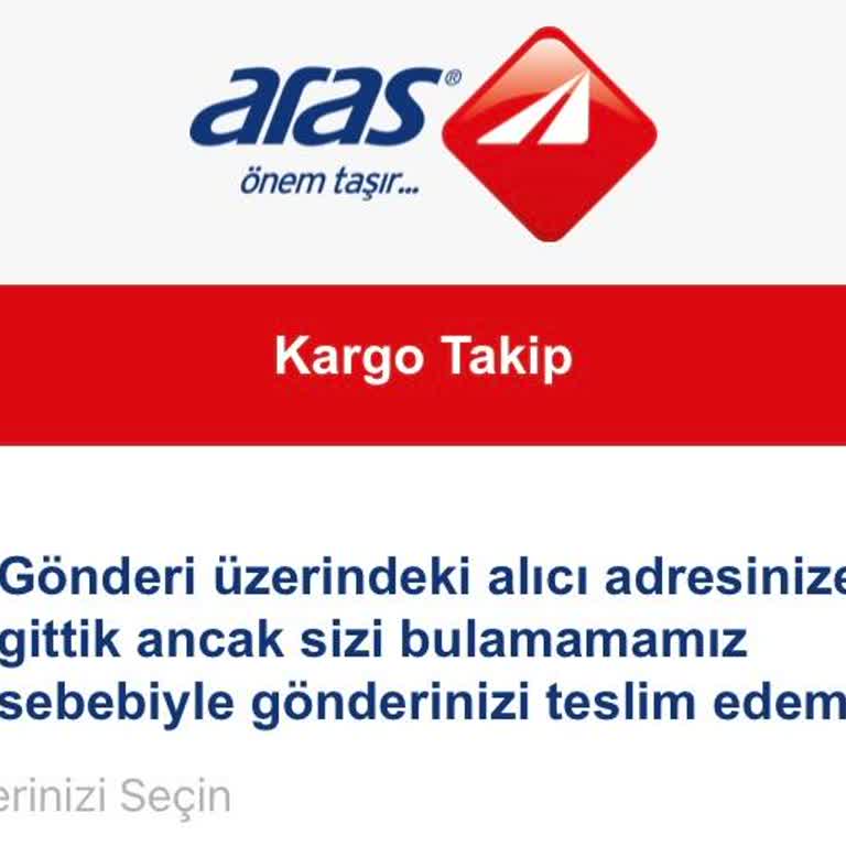 Aras Kargo Teslimatında Sürekli Ulaşılamama Sorunu