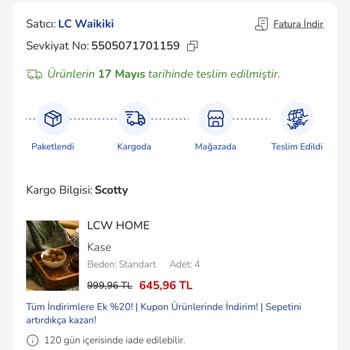 Teslim Edilmeyen Ürün, İade Sorunu Ve Müşteri Hizmetlerine Ulaşılamıyor