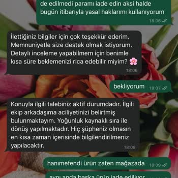 Teslim Edilmeyen Ürün, İade Sorunu Ve Müşteri Hizmetlerine Ulaşılamıyor