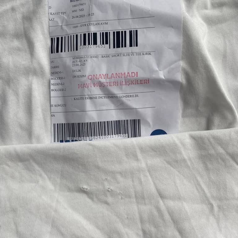 Aldığım Tişörtteki Defoya Değişim Talebim Reddedildi