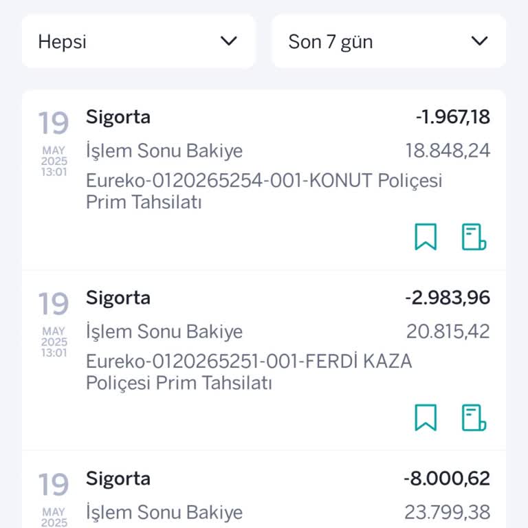 Haberim Olmadan Kesilen Sigorta Ücreti İadesi Talebim