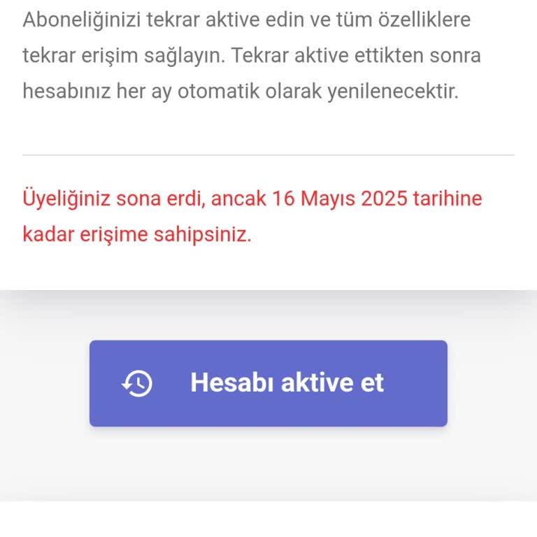 İptal Edilen Üyelikten Sonra İzinsiz Ücret Çekildi