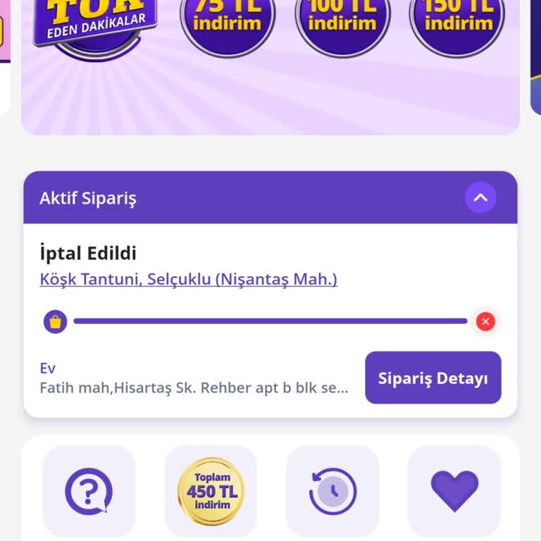 Kurye Zile Basmadan Siparişi İptal Etti, İade Yapılmıyor