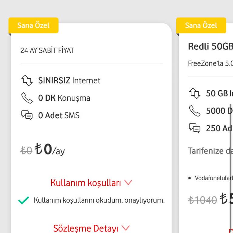 Tarife Geçişinde Yanıltıcı Fiyat Bilgisi