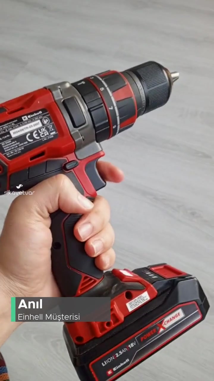 Einhell TP-CD 18/50 Li-i Bl İki Haftada Bozuldu videonun kapak resmi