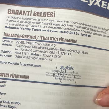 Aldığım Modem Garantisiz Çıktı Ve Destek Alamıyorum
