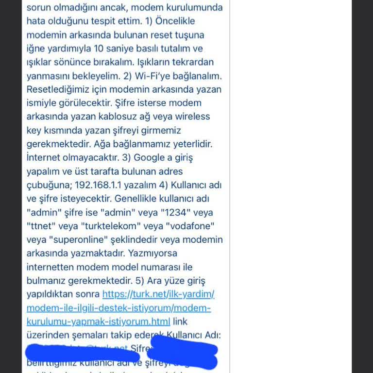 TurkNet'te Altyapı Sonrası İnternet Sorunu Ve İlgisizlik