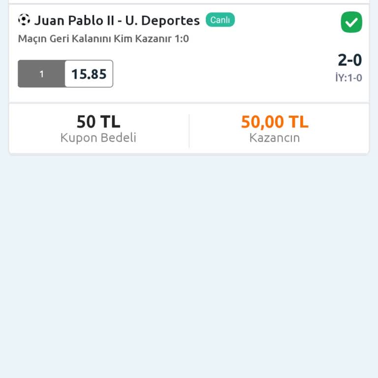 Kazancım Yerine Sadece Kupon Bedeli Ödendi