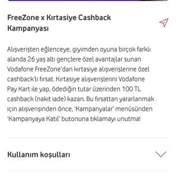 Vodafone Pay Kart Cashback Sorunu Ve Yanıltıcı Bilgilendirme