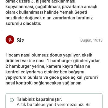 Eksik Ve Yanlış Siparişe Çözüm Sunulmuyor Müşteri Mağdur Ediliyor