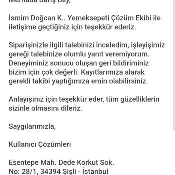 Eksik Ve Yanlış Siparişe Çözüm Sunulmuyor Müşteri Mağdur Ediliyor