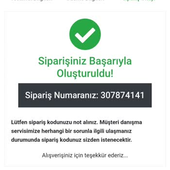 Sipariş Verdim, Ürünlerim Gönderilmedi Ve İade Yapılmıyor!