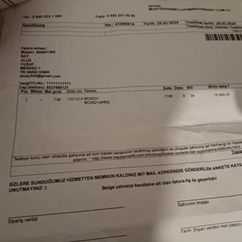 Bosch Dikey Süpürgede Sürekli Kırılan Başlık Ve Servis Ücreti Sorunu