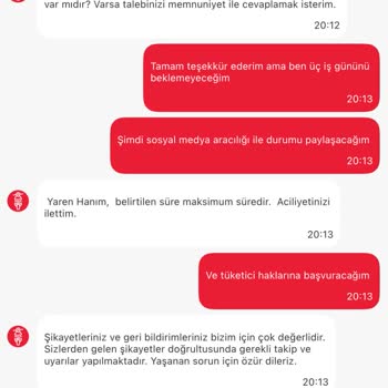 Siparişim Restoran Tarafından Keyfi Olarak Reddedildi Ve Param İade Edilmedi