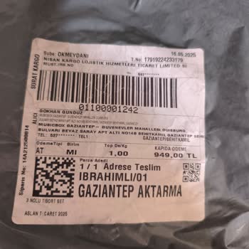 Yanlış Ve Kalitesiz Ürün Gönderimi, Mağduriyetin Giderilmesini Talep Ediyorum