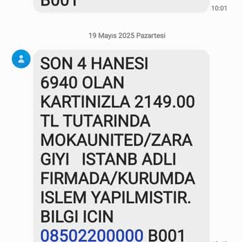 Haberim Olmadan Kredi Kartımdan Alışveriş Yapılmış, Paramın İadesini İstiyorum