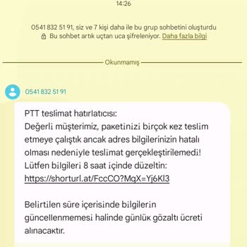 Yanlış Adrese Giden Kargo Sonrası Sahte Site Uyarısı