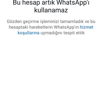 WhatsApp Ve Sosyal Medya Hesaplarım Aniden Kapandı Mağduriyet Yaşıyorum